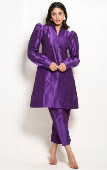 Bollywood Trouser Suit in Purple