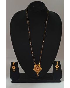 Ethnic Designer Mangalsutra And Earing Set For Wedding