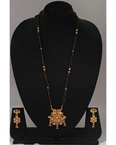 Ethnic Designer Mangalsutra And Earing Set For Wedding