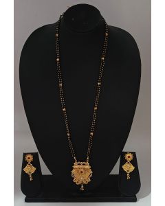 Ethnic Designer Mangalsutra And Earing Set For Wedding