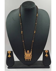 Ethnic Designer Mangalsutra And Earing Set For Wedding