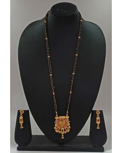 Ethnic Designer Mangalsutra And Earing Set For Wedding