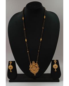 Ethnic Designer Mangalsutra And Earing Set For Wedding