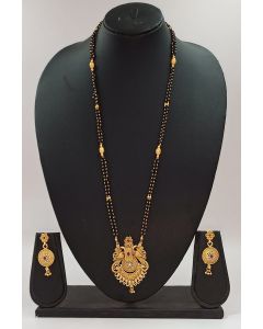 Ethnic Designer Mangalsutra And Earing Set For Wedding