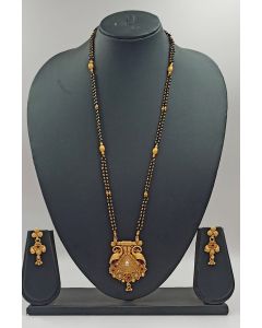 Ethnic Designer Mangalsutra And Earing Set For Wedding