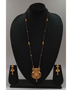 Ethnic Designer Mangalsutra And Earing Set For Wedding
