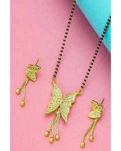 Gold Jewellery Mangalsutra Set For Karwa Chauth
