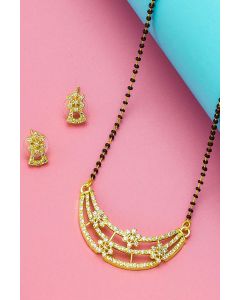 Gold Jewellery Mangalsutra Set For Karwa Chauth