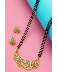 Gold Jewellery Mangalsutra Set For Wedding
