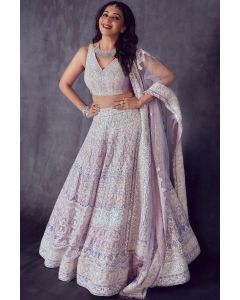 Madhuri Dixit White Wedding Wear Lehenga Choli