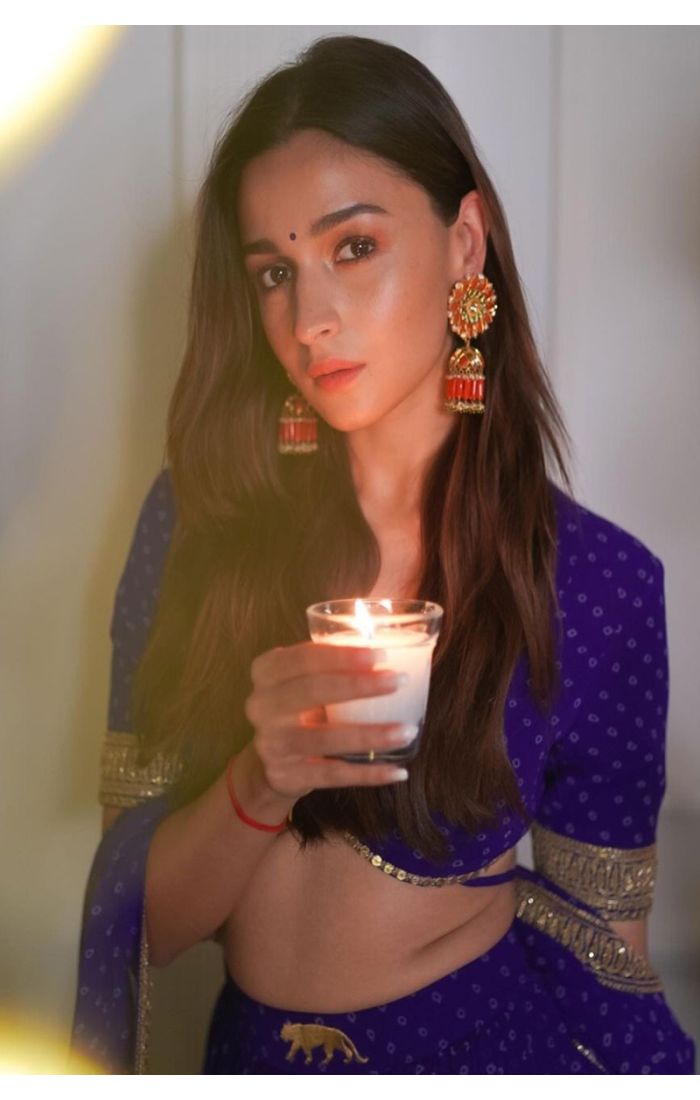 Alia Bhatt Blue Designer Lehenga Choli LEHA2125 with Intricate Embroidery and Dupatta for Weddings and Festive Occasions - Elegant Indian Ethnic Wear in the USA