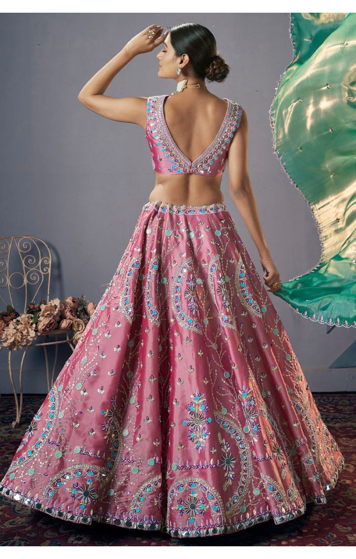Premium embroidered pink blouse with structured silhouette and detailed embellishments – Appelle Fashion